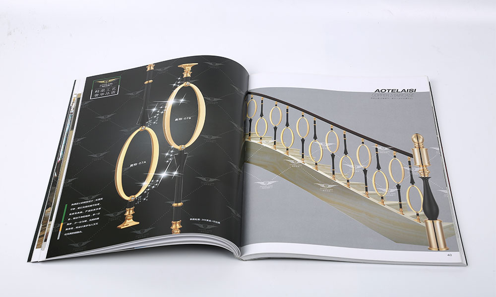 铜艺楼梯公司画册设计